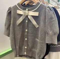 確実正規品】bibiy. LILY RIBBON CARDIGAN - メルカリ