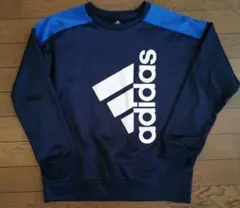 adidas 長袖カットソー ネイビー