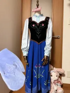 まりも様専用 アナ雪山ドレス mサイズ 帽子・手袋付き | Mercari