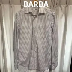 【即日発送】BARBA バルバ　ストライプシャツ　39 15 1/2のサムネイル