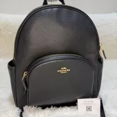 【美品】COACH コーチ リュック バックパック レザー ブラック　黒のサムネイル
