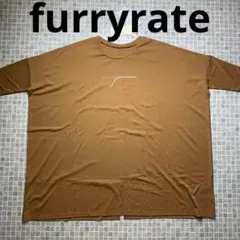 【新品】furryrate ファーリーレート　とろみチュニックTシャツ　キャメルのサムネイル