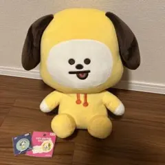 BTS BT21 チミー ぬいぐるみ　缶バッジ、ステッカー付き