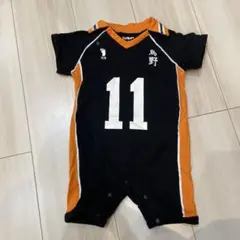 ハイキュー ロンパース 11月島蛍 BABYDOLL
