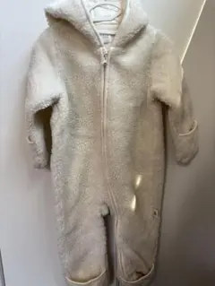 【80】baby GAP ボアロンパース