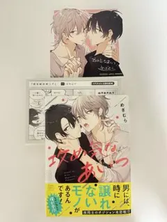 攻め気なあいつ めぎむら 特典つき BL漫画