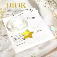 未使用♡Dior ゴールド 星型チャーム　リボン等おまけ