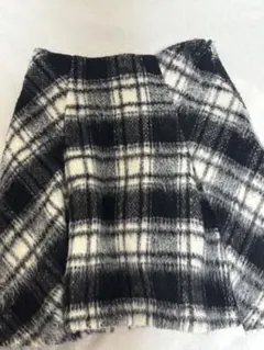 INGNIチェック柄フレアスカート