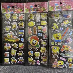スポンジ・ボブ ステッカー 3パック