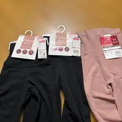 GUNZE Fitte Warm 9分丈レギンス 3枚セット Mサイズ