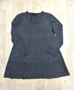 お値下げUnited arrows tokyo ニット　カシミヤ入り日本製グレー