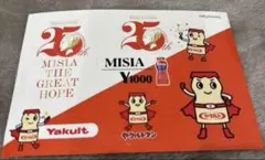 新品未使用！MISIA ヤクルトY1000 25周年記念 シール 非売品ミーシャ