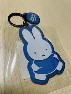 ミッフィー 70周年記念 アクリルキーホルダー青