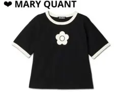 ❤️✳︎マリークワント・デイジーロゴTシャツ・M・ブラック・新品未使用