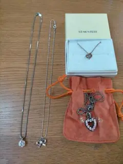 ネックレス 4点セット シルバー、925 素材不明含レモンツリー フォリフォリ他