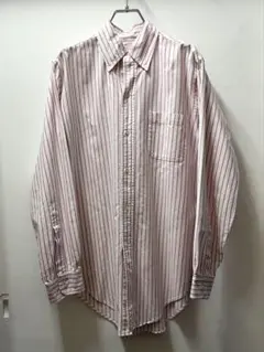 80s USA製 Brooks Brothers makers ストライプシャツ