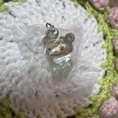 リラックマ きょうりゅう着ぐるみフィギュア めじるしアクセサリー チャイロコグマ