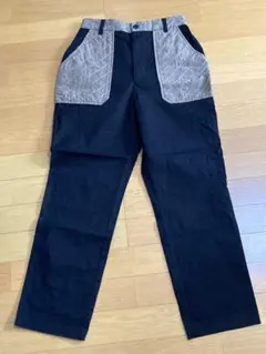 BITTOKO ストレッチパンツ ブラック キルティングポケットのサムネイル