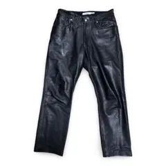 nonnative 牛革　本革　レザー　スリムパンツ　定価88000円　Mのサムネイル