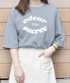 pair pair アソートロールスリーブtシャツ ライトブルーのサムネイル