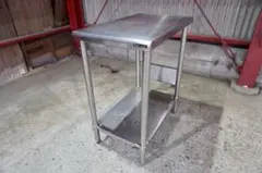 マルゼン ステンレス 作業台 450×750mm オーブン コンロ レンジ台 Aのサムネイル