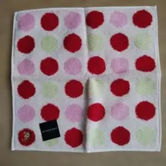 BURBERRY ドット柄 タオルハンカチ 約25cm