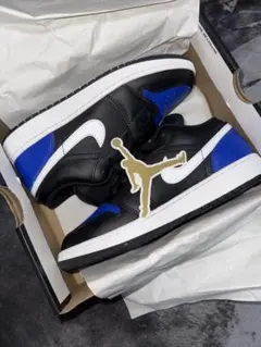 Nike Air Jordan 1 Low ブラック/ブルー