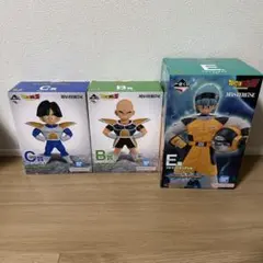 一番くじ ドラゴンボール クリリン、孫悟飯、ブルマ　MASTERLISE