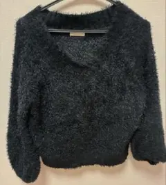 earth 黒ニット　冬服　y2k