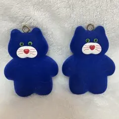 mojojojo フィギュアマスコット ガチャ Nicky 青ネコ　2個セット