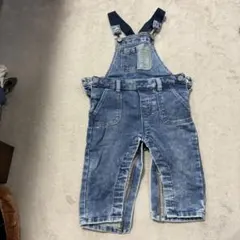 H&M デニムサロペット カバーオール 80cm
