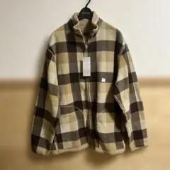 OLDUNIQLO プリントフリースリバーシブルジャケット M