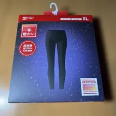 ユニクロ　超極暖　レギンス　ブラック　ＸＬ　十分丈