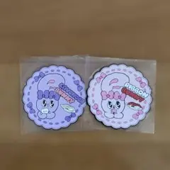 エスターバニー☆未使用品☆コースター２枚セット☆即購入可能☆送料込み