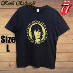 ローリングストーンズ キース・リチャーズ Tシャツ 黒 - メルカリ