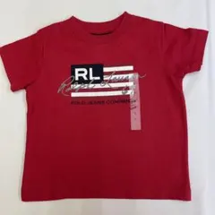 #RL⭕️ボロジーンズラルフローレン2歳 90cmレッドTシャツ