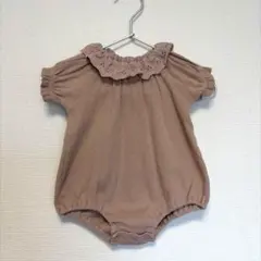 アプレレクール　くすみピンク　ロンパース　70cm