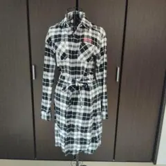 エックスガール/X−GIRL/シャツワンピース/長袖 /チェック