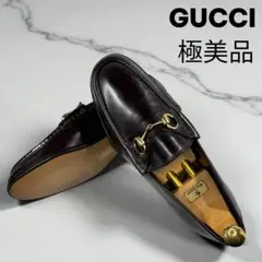 美品　GUCCI　ホースビットローファー　黒　42 1/2 グッチ ホースビット 1953〕ウィメンズ ローファー ・ブラック レザー