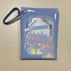 サンリオ　カラビナ付き マルチケース　ステッカー　タキシードサム