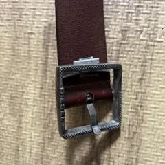 DIESEL ブラウンレザー ベルト 調整可能