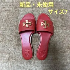 ❤️新品・未使用‼️レッドスライドサンダル　トリーバーチ　サンダル 7Mのサムネイル