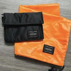 PORTER　三つ折り財布　タンカー　メンズ　黒