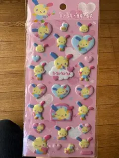 み*ー様 ウサハナ　ぷっくりシール　サンリオ　　海外限定　正規品　ぷくっとシール