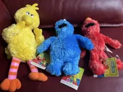 SESAME STREET ぬいぐるみ 3体セットのサムネイル