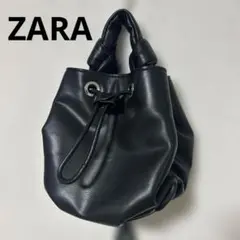 ZARA ショルダーバッグ ハンドバッグ 黒