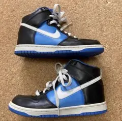 NIKE ナイキ　DUNK Hi レディース　24cm ハイカット　黒青白