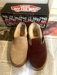 VANS cher ムートン　スリッポン
