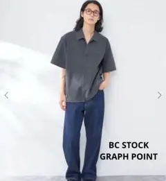 【新品未使用】B.C STOCK FADE GRAPH POINT シャツのサムネイル
