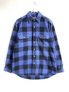 043 FIELD&STREAM 厚手 コットン ネルシャツ サイズ S-M相
